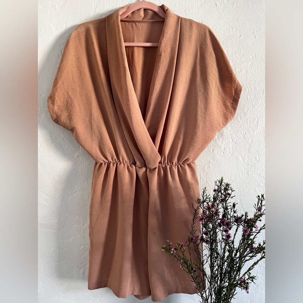 Rusty Peach Romper